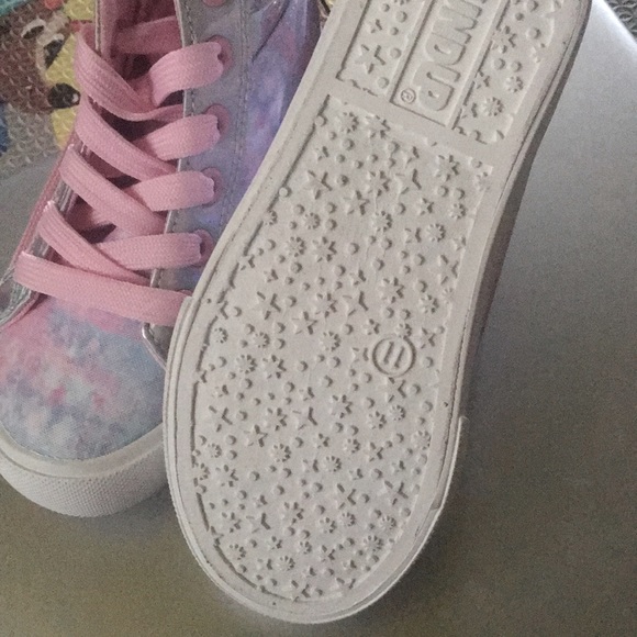 Disney Princess Licensed Fashion Princess High Top Toddler Sneakers Shoe Size 11 - Picture 5 of 5